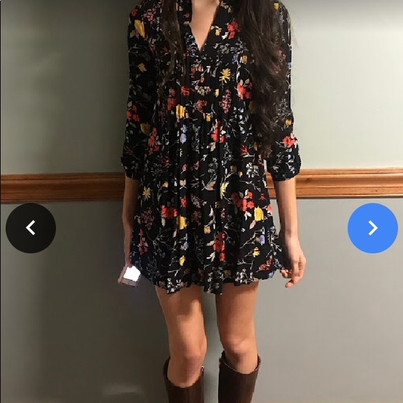 Dresses & Skirts - Autumn black baby doll dress